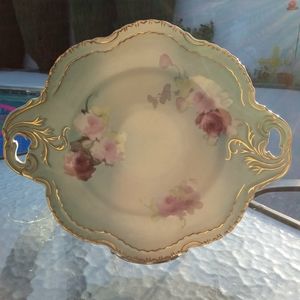 Beautiful Antique Porcelain Cake Tray